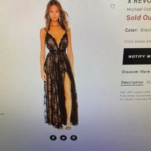 Michael Costello gown